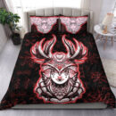 Ligerking Bedding Set - Viking Valkyrie Red Bedding Set A95