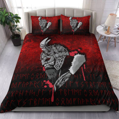 Ligerking Bedding Set - Viking Nordic Odin Bedding Set A7