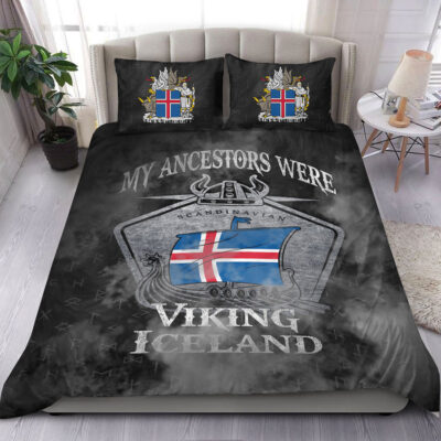 Ligerking Bedding Set - Viking Iceland Drakka Scandinavian Bedding Set A31