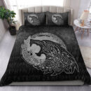Ligerking Bedding Set - Fenrir Viking 3D Tattoo - Special Version Bedding Set A7