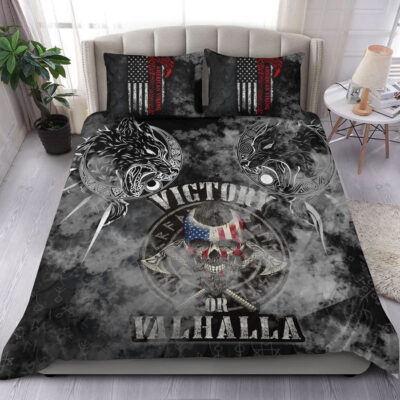 Ligerking Bedding Set -Viking Skol and Hati American Bedding Set A31