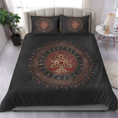 Ligerking Bedding Set - Tree of Life with Triquetra Bedding Set A7