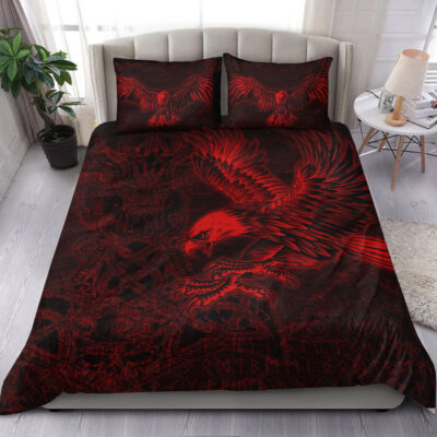 Ligerking Bedding Set - Raven Mjolnir Red Bedding Set A95