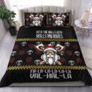 Ligerking Bedding Set - Viking Santa In Valhalla Style Christmas Bedding Set A35