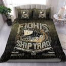 Ligerking Bedding Set -The Viking Flokis Ship Yard Bedding Set A7
