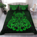 Ligerking Bedding Set - Vikings Odin Valhalla - Green Version Bedding Set A7