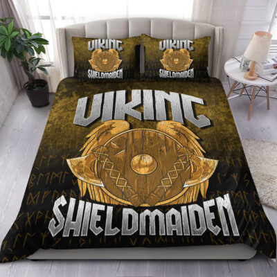 Ligerking Bedding Set - Viking ShieldMaiden Bedding Set A7