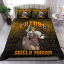 Ligerking Bedding Set - Viking Future Shield Maiden Bedding Set A7