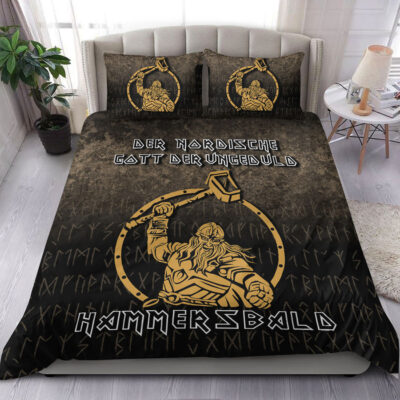 Ligerking Bedding Set -The Nordic God Of Impatience Hammersbald Bedding Set A7