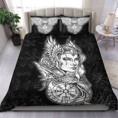 Ligerking Bedding Set -Viking Valkyrie Bedding Set A95