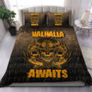 Ligerking Bedding Set -Valhalla-Awaits-Warrior Bedding Set A7