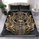 Ligerking Bedding Set - Celtic Odin Axe Viking Bedding Set A95