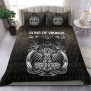 Ligerking Bedding Set - Vikings Ravens Mjolnir Bedding Set A7