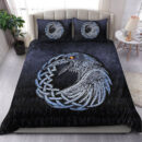 Ligerking Bedding Set - Vikings Raven - Special Blue Version Bedding Set A7