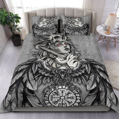 Ligerking Bedding Set - Valkyries Raven Cletic Bedding Set A95
