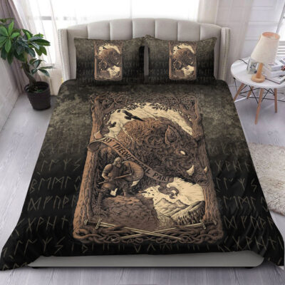 Ligerking Bedding Set - Viking Wild Boar Bedding Set A7