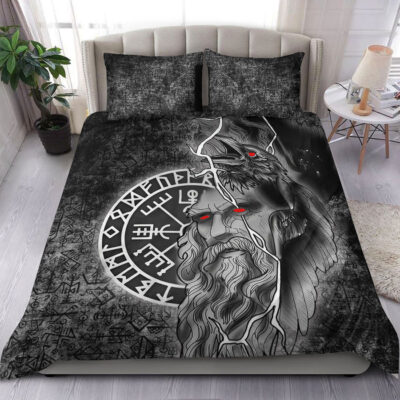 Ligerking Bedding Set - Odin Viking Raven Of Odin Bedding Set A95