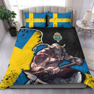 Ligerking Bedding Set - Sweden Warrior Brush Style Bedding Set A35