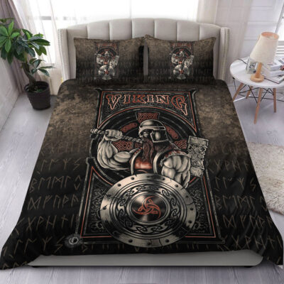 Ligerking Bedding Set - Vikings Warriror Valhalla Bedding Set A95