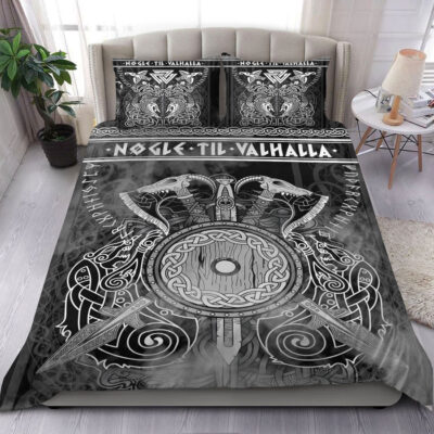 Ligerking Bedding Set - Viking Valknut Celtic Bedding Set A31