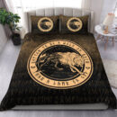 Ligerking Bedding Set - Wolf Of Odin - Gold Version Bedding Set A7