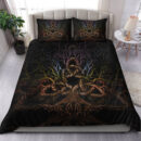 Ligerking Bedding Set - Colorful Tree of Life With Triquetra Bedding Set A7