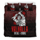 Ligerking Bedding Set - Valhalla Here I Come Viking Bedding Set A7