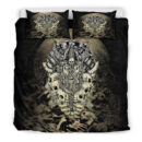 Ligerking Bedding Set - Viking Warrior Old and Skull Bedding Set A35