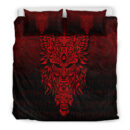 Ligerking Bedding Set - Odin The Allfather Asgard God And Chief Of Aesir - Red Version Bedding Set A7