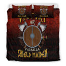 Ligerking Bedding Set - Victory or Valhalla Shield Maiden Bedding Set A7