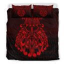 Ligerking Bedding Set - Vikings Odin Valhalla - Red Version Bedding Set A7