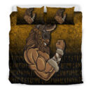 Ligerking Bedding Set - Viking Warrior Muscles Power Bedding Set A7