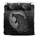 Ligerking Bedding Set - Fenrir Viking 3D Tattoo - Special Version Bedding Set A7
