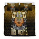 Ligerking Bedding Set - Viking Blood Runs Through My Veins Bedding Set A7
