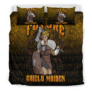 Ligerking Bedding Set - Viking Future Shield Maiden Bedding Set A7