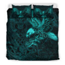 Ligerking Bedding Set - Raven Mjolnir Turquoise Bedding Set A95