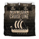 Ligerking Bedding Set - Norwegian Cruise Line Vikings Bedding Set A7