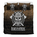 Ligerking Bedding Set -Training-For-Ragnarok-Vikings-Norse Bedding Set A7
