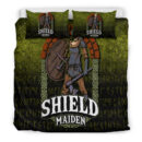 Ligerking Bedding Set - Viking ShieldMaiden Bedding Set A7
