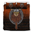 Ligerking Bedding Set - Viking Warrior Odin Valhalla Bedding Set A7
