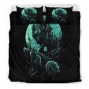 Ligerking Bedding Set - Fenrir Wolf and Moon Bedding Set A35