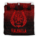 Ligerking Bedding Set - Victory or Valhalla - Red Version Bedding Set A7