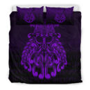 Ligerking Bedding Set - Vikings Odin Valhalla - Purple Version Bedding Set A7