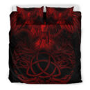 Ligerking Bedding Set - Raven Tree Cletic Red Bedding Set A95