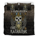 Ligerking Bedding Set - Valknut Raven Viking Bedding Set A7