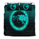 Ligerking Bedding Set - Wolf Of Odin - Cyan Version Bedding Set A7