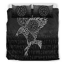 Ligerking Bedding Set - Raven Vegvisir Tattoo - Special Version Bedding Set A7