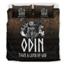 Ligerking Bedding Set -I Would Rather Be A Wolf Of Odin Than A Lamb Of God Bedding Set A7
