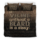 Ligerking Bedding Set - A Viking Without a Beard Is A Sissy! Bedding Set A7