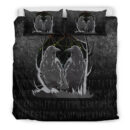 Ligerking Bedding Set -Huginn And Muninn Norse Mythology Ravens Midgard Birds Crow Bedding Set A7